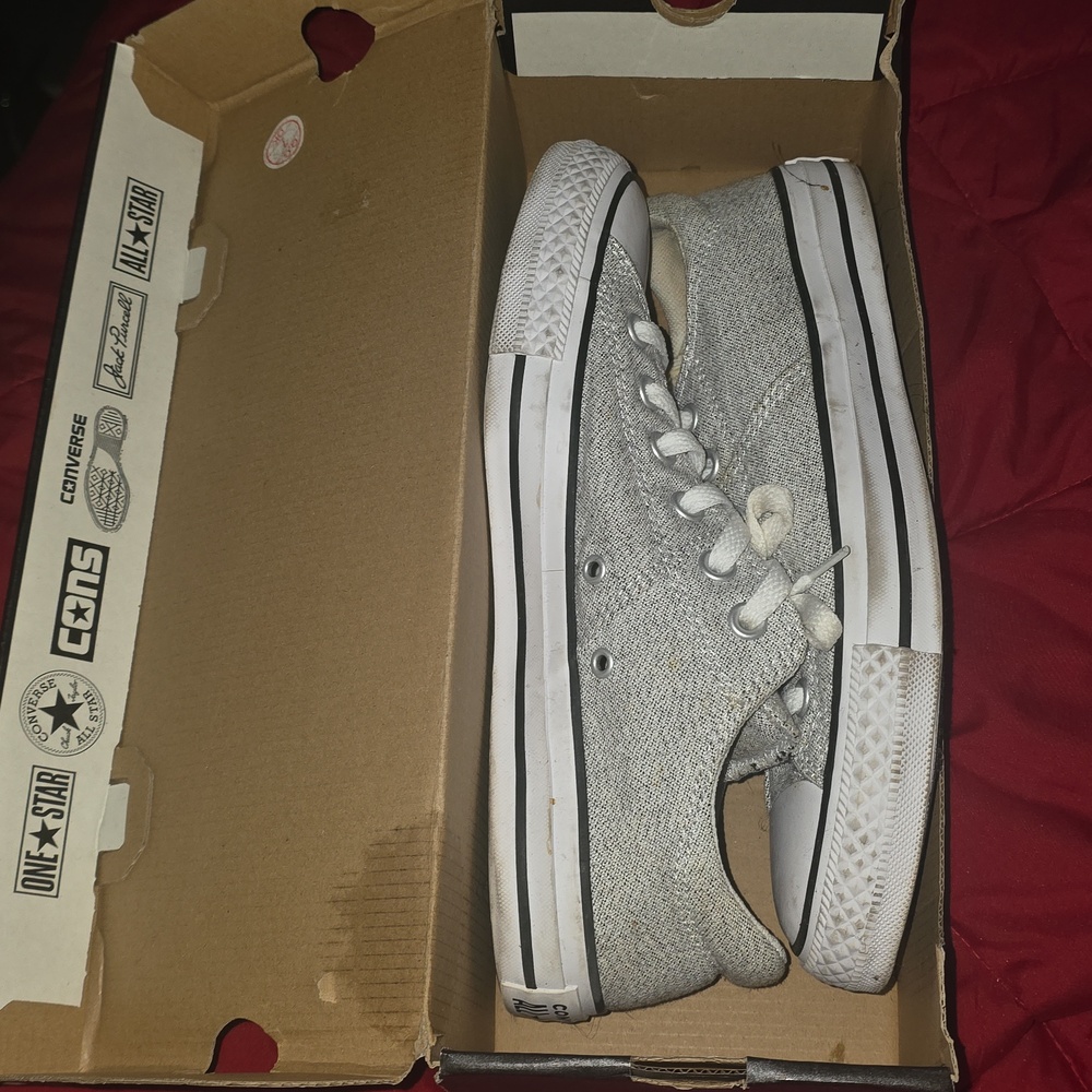 Converse Black Box with White Star Chevron Logo